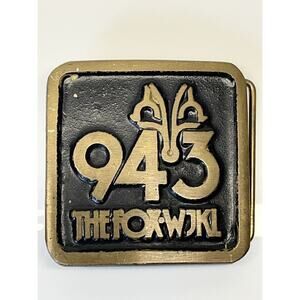 Vintage Dyna Buckle Provo Utah 943 The Fox WJKL